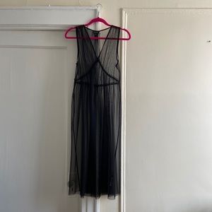 Topshop sheer dress 🖤